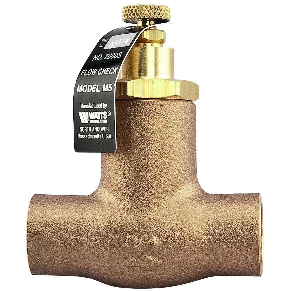 3/4 in. CastIron Hydronic 2Way Flow Check Valve2000SM5 The Home Depot
