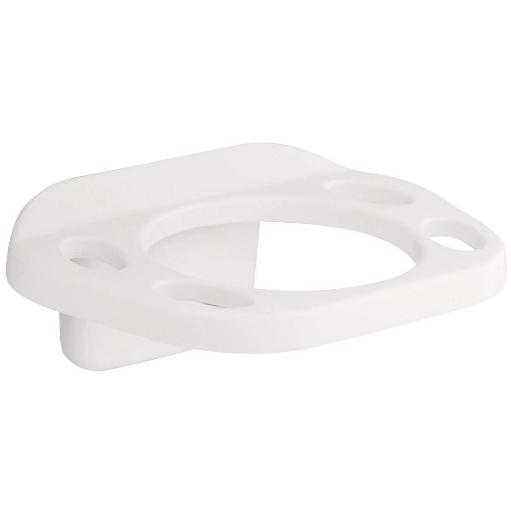 Franklin Brass Futura WallMounted Toothbrush Holder in WhiteD2405W The Home Depot