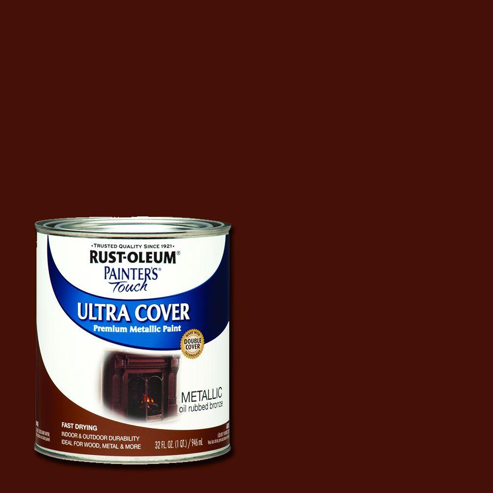 Rust-Oleum Painter's Touch 32 oz. Ultra Cover Metallic Oil Rubbed ...