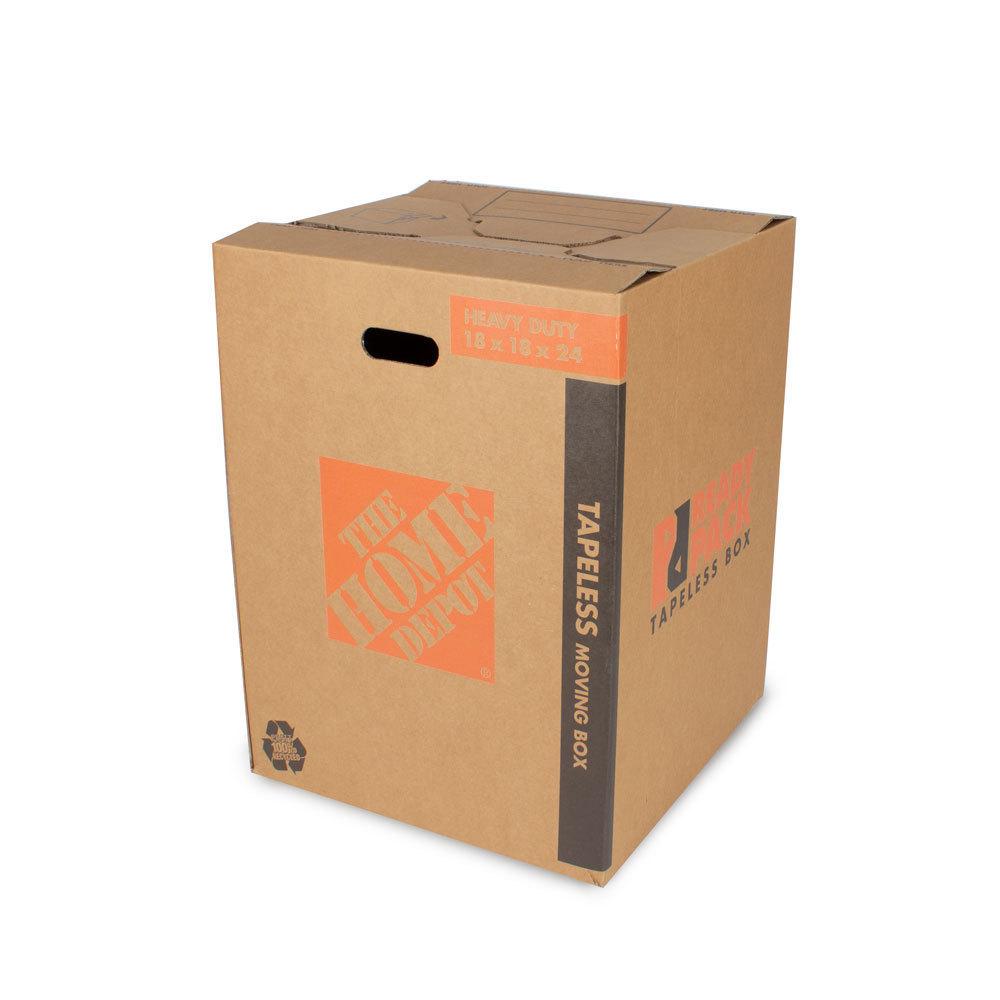 Heavy Duty Moving Boxes Moving Supplies The Home Depot