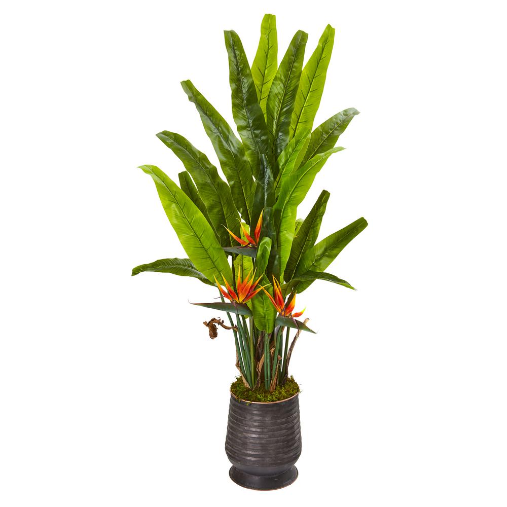 Nearly Natural 62 in. Bird of Paradise Artificial Plant in
