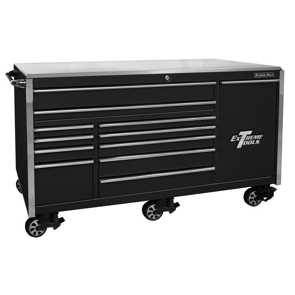 Extreme Tools 76 In 12 Drawer Professional Roller Cabinet