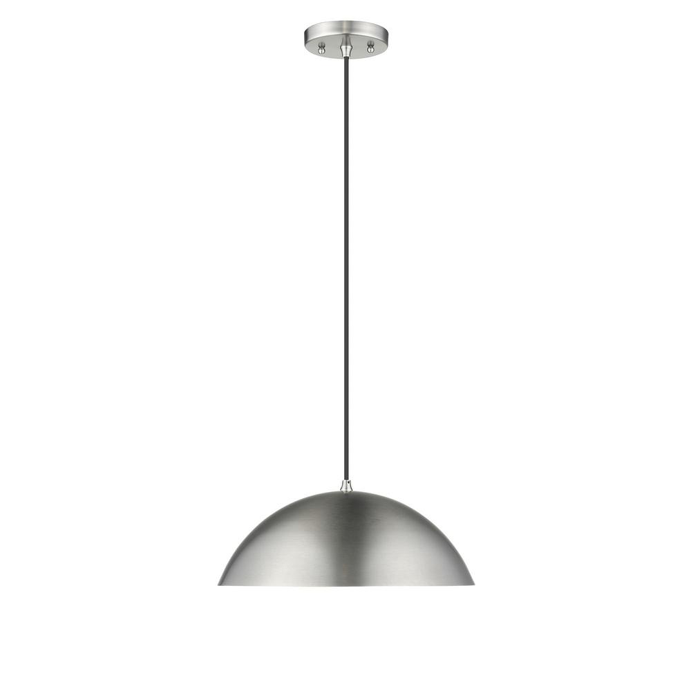 Golden Lighting Walker 2-Light Aged Steel Pendant