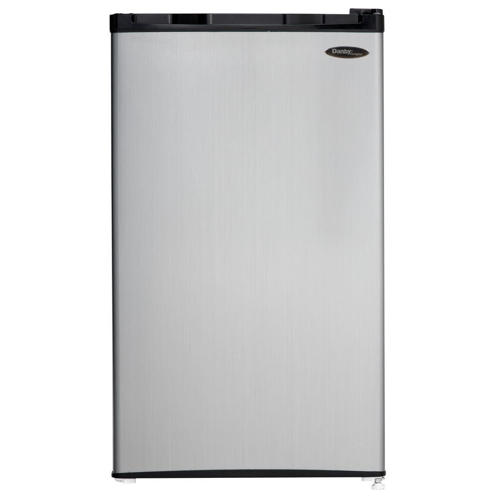 Danby 3.2 cu. ft. Mini Refrigerator in Spotless SteelDCR032C1BSLDD