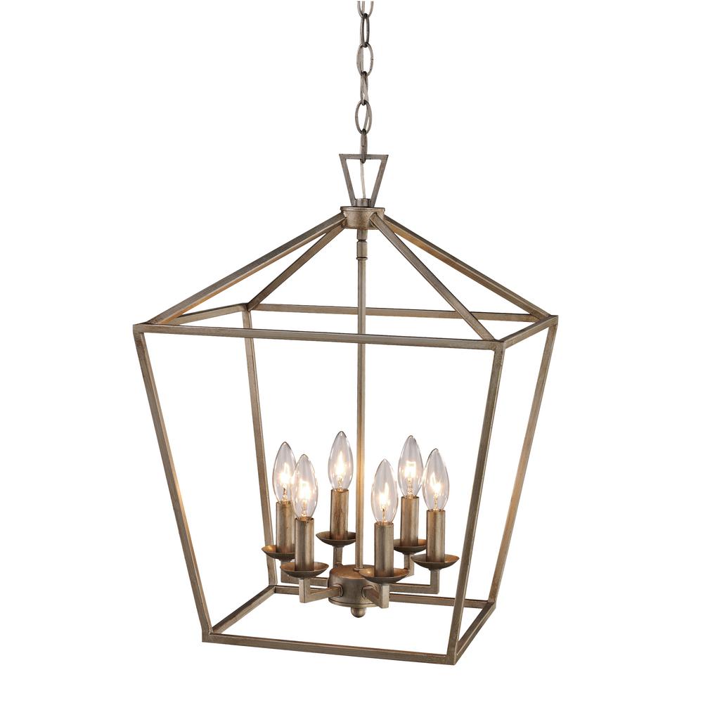 Bel Air Lighting Lacey 6 Light Antique Silver Leaf Pendant 10266 Asl Bel Air Lighting Lacey 6 Light Antique Silver Leaf Pendant