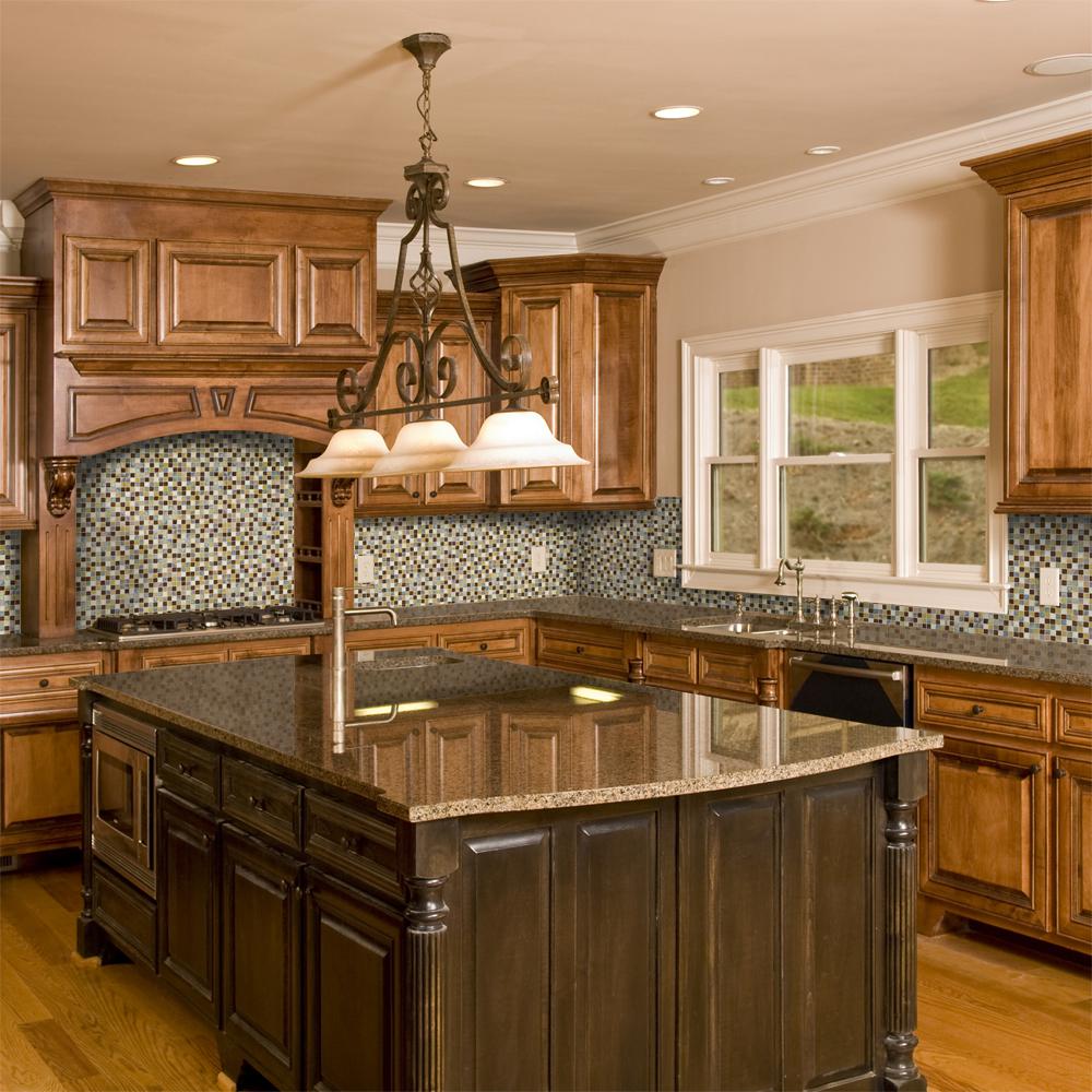 Jeffrey Court Harvest Noce 12 In X 12 In X 6 Mm Glass Travertine