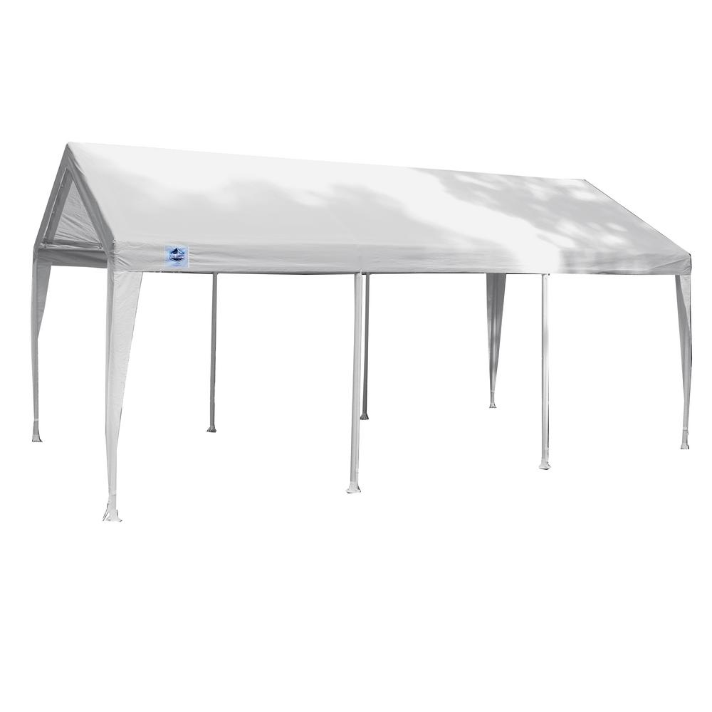 King Canopy Universal 10 ft. x 20 ft. 8Leg Canopy with White Cover