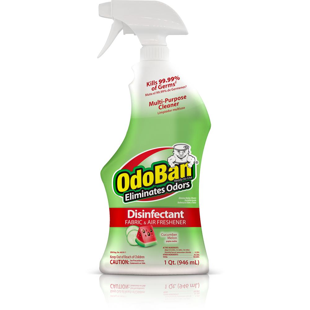 freshener home depot air OdoBan Ready Air Freshener, Cucumber and Mold and Fabric 32 Disinfectant, to Use oz. Melon