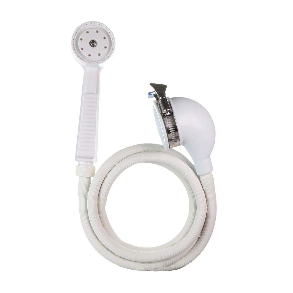 Danco 1 Spray 2 In Single Wall Mount Handheld Shower Head In