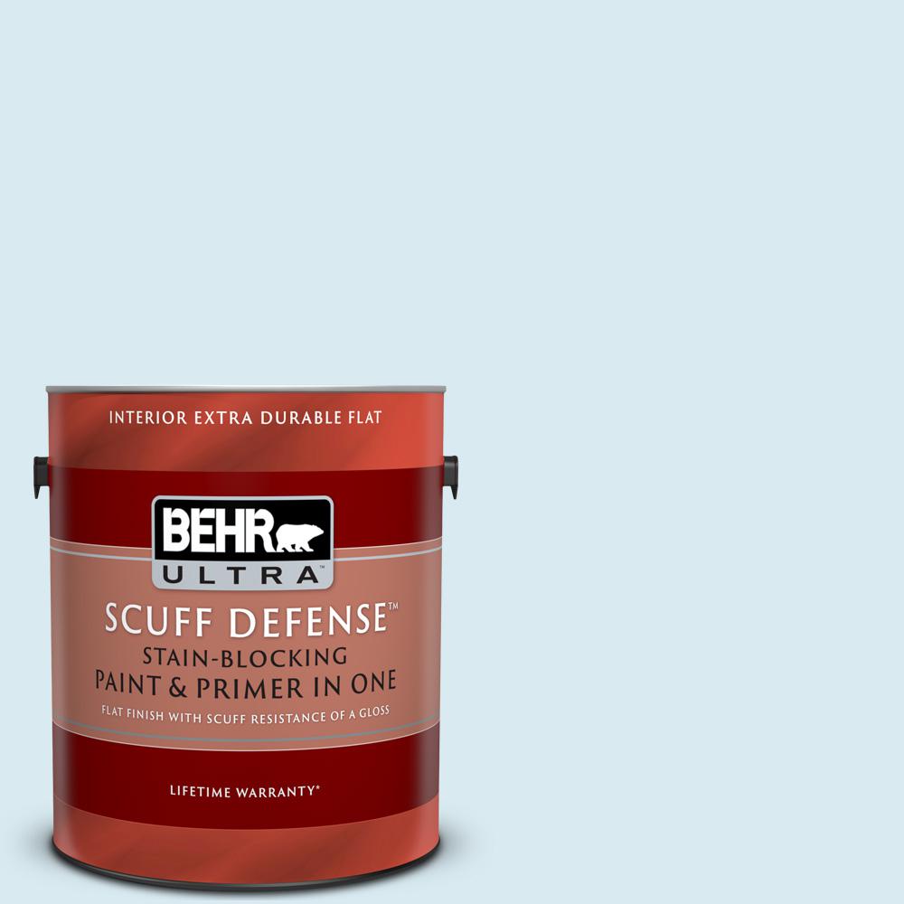 BEHR ULTRA SCUFF DEFENSE 1 gal. #550C-1 Airy Extra Durable Flat ...