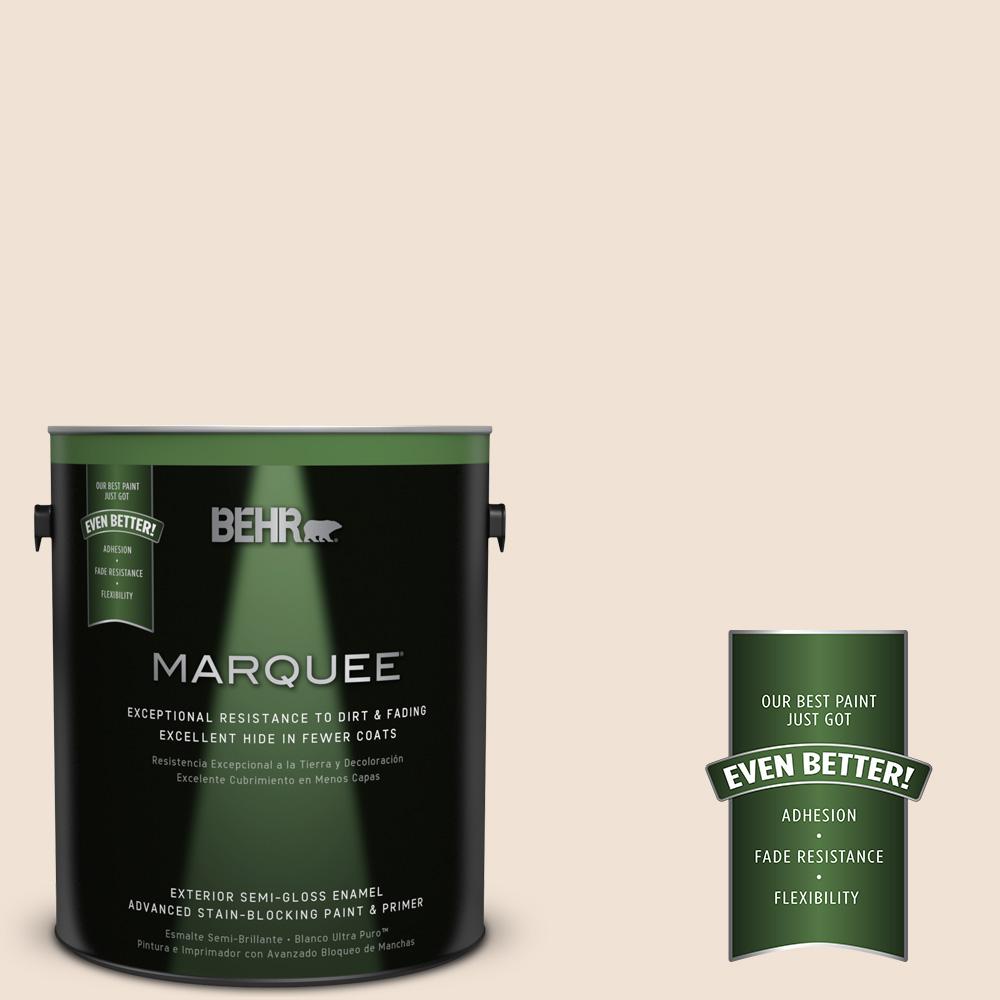 BEHR MARQUEE 1-gal. #N250-1 Clay Dust Semi-Gloss Enamel Exterior ...