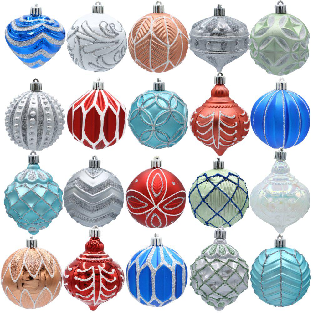 Home Accents Holiday Shatter-Resistant Assorted Ornament 100-Count