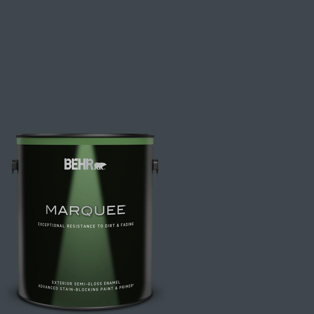 BEHR MARQUEE 1 gal. #PPU25-23 Winter Way Semi-Gloss Enamel Exterior