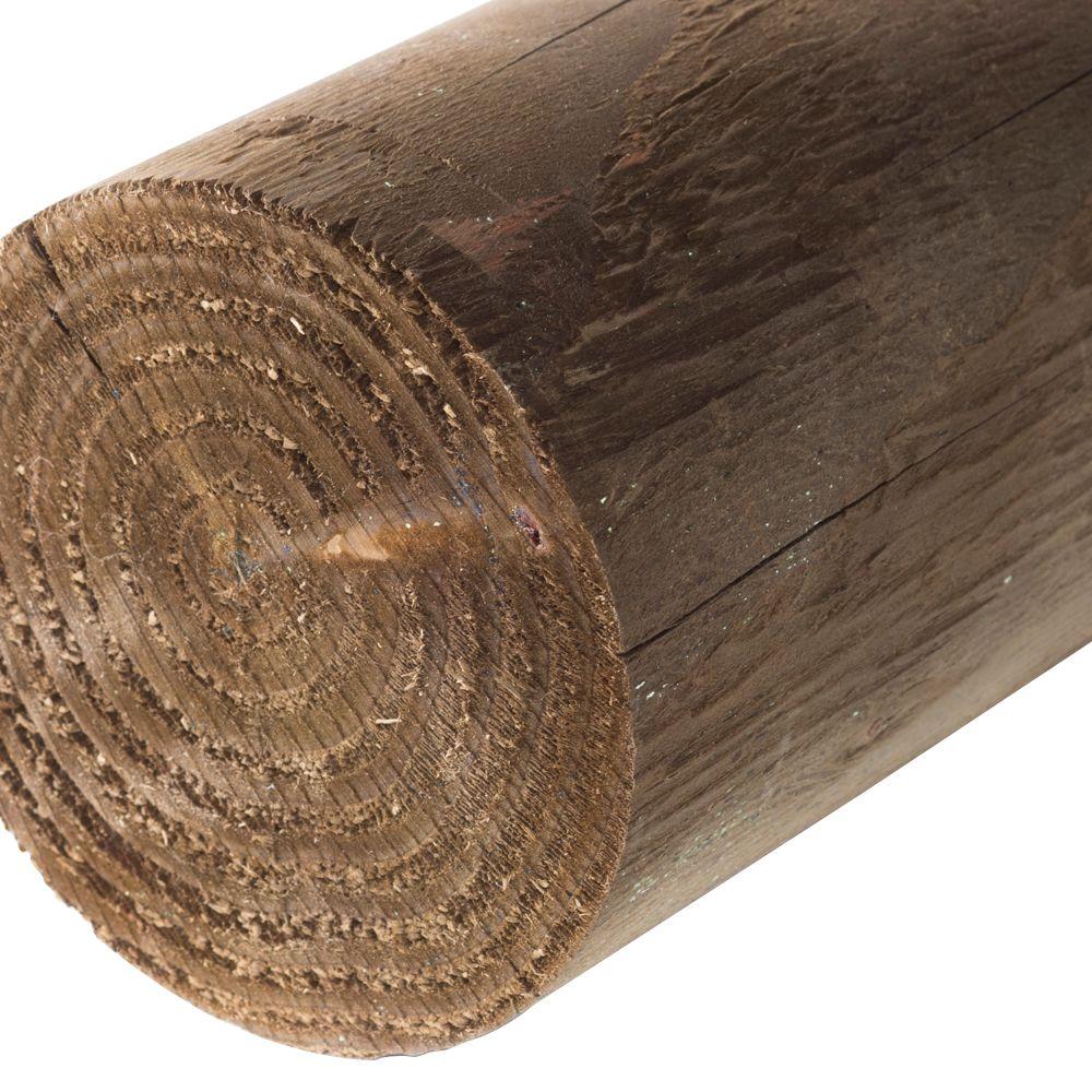 6 In X 8 Ft Pressure Treated Round Post Pole