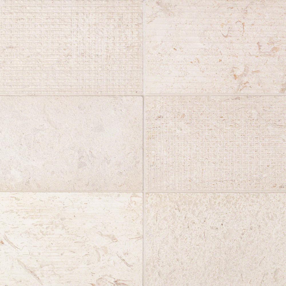 Ivy Hill Tile Evermore Textured 5 In X 10 In X 10mm Cream Marble Wall Tile 2 08 Sq Ft Case Ext3rd The Home Depot