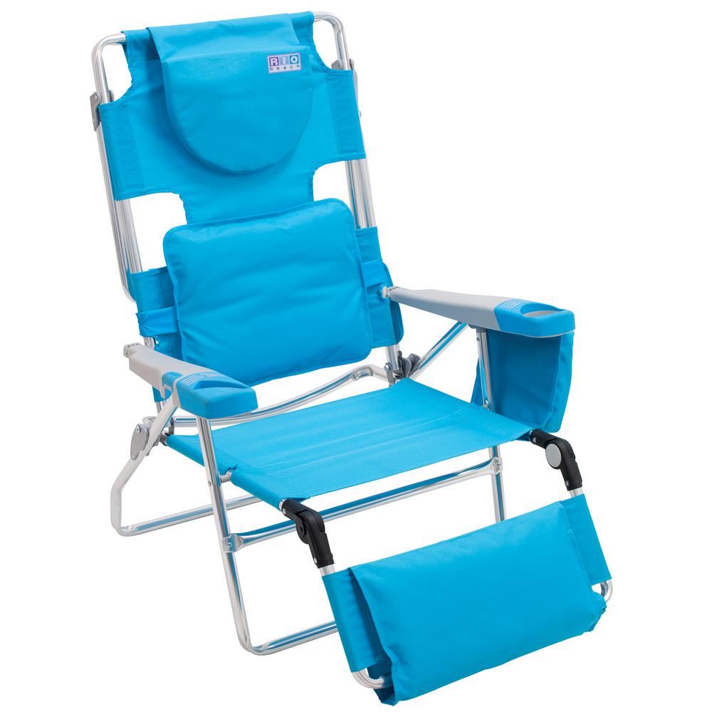 lawn chair with footrest