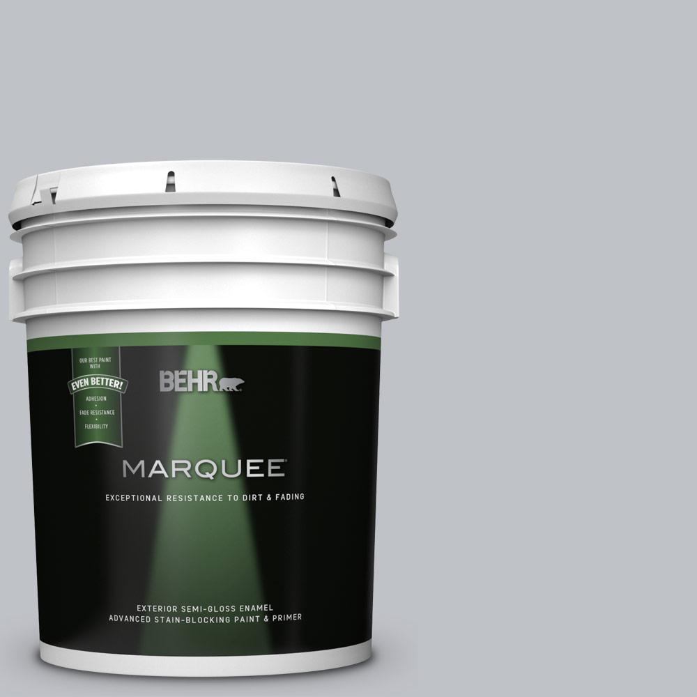 Behr Marquee 5 Gal N510 2 Galactic Tint Semi Gloss Enamel Exterior N510 2 Galactic Tint Semi Gloss Enamel Exterior Paint And Primer In One