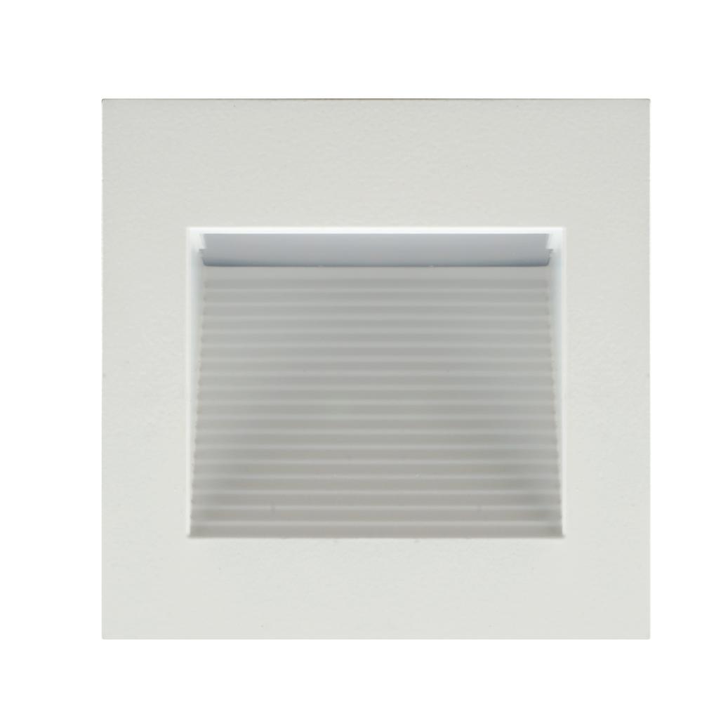 Nicor Square White Indoor And Outdoor Integrated Led Landscape Step Nicor Square White Indoor And Outdoor Integrated Led Landscape Step Light