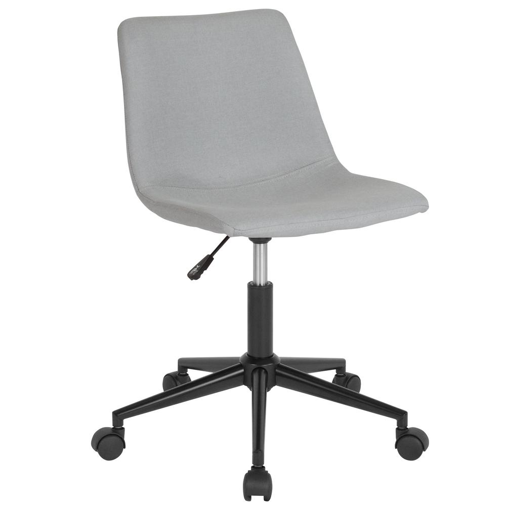 Carnegy Avenue Light Gray Fabric Office Desk Chair Cga Ds 231694 Light Gray Fabric Office Desk Chair