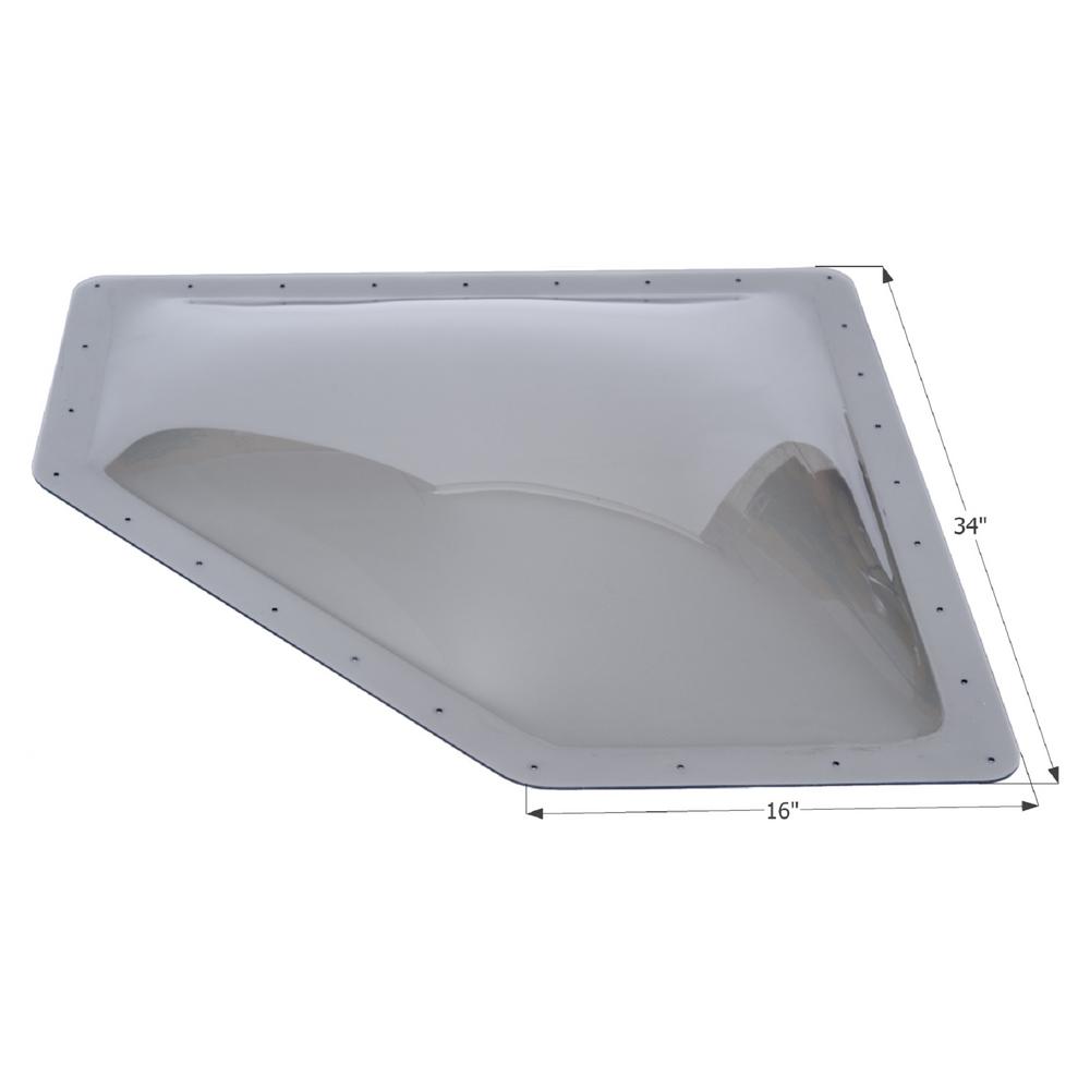 Ez Tubular Skylight Flat Diffuser For Odl 10 In Tubular Skylights Ez10fd The Home Depot