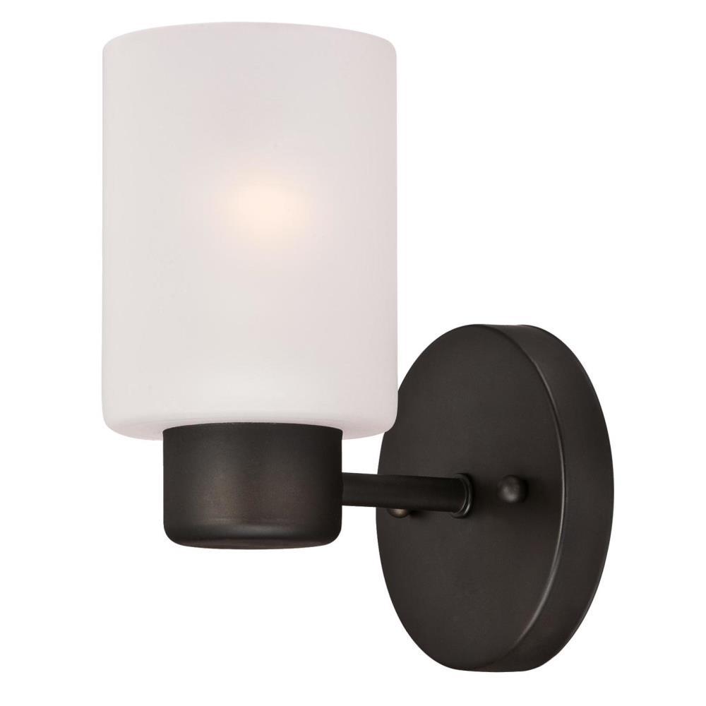 Westinghouse Sylvestre 1 Light Oil Rubbed Bronze Wall Mount Sconce 6354000 The Home Depot