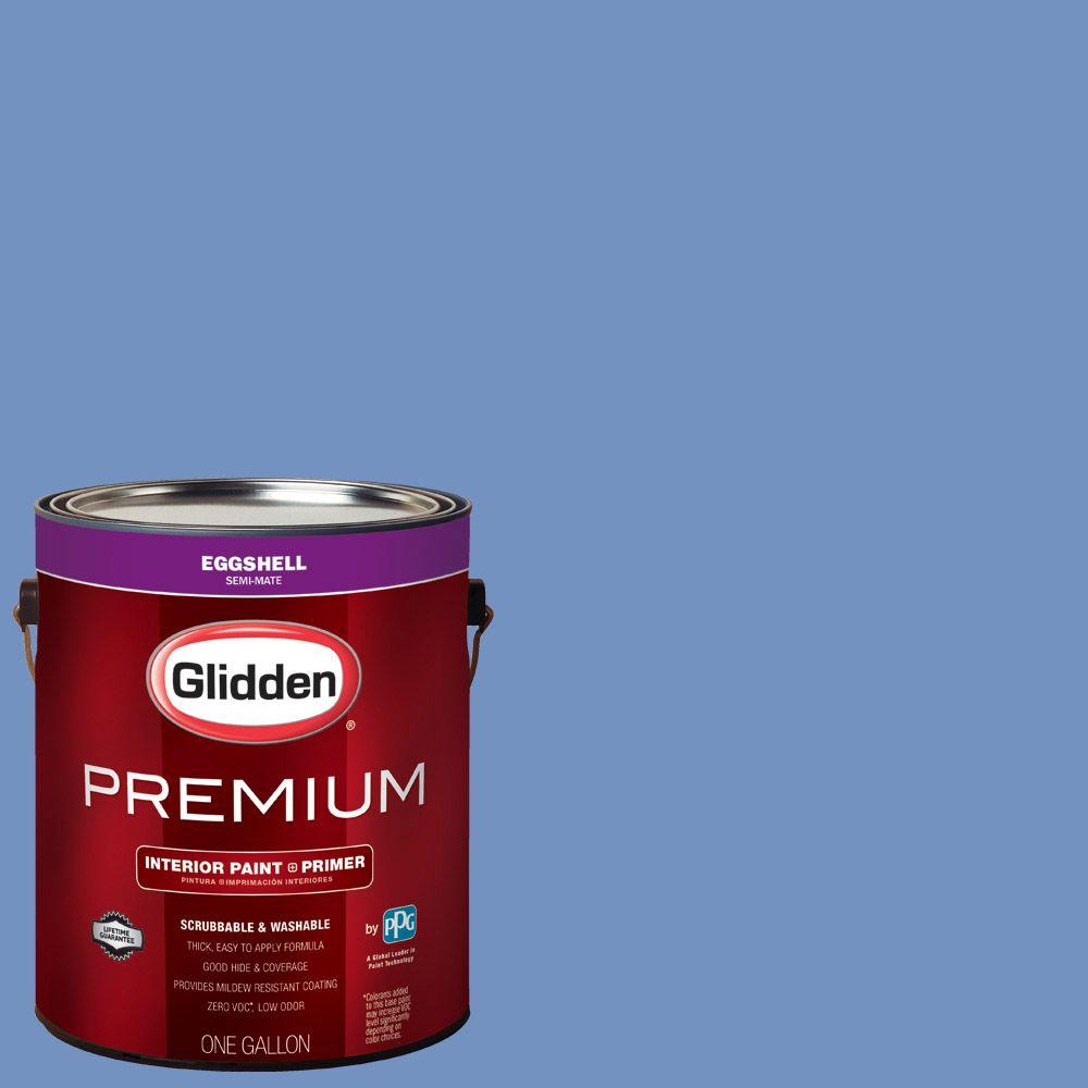 iGliddeni Premium 1 gal HDGV27 Pure Periwinkle Eggshell 