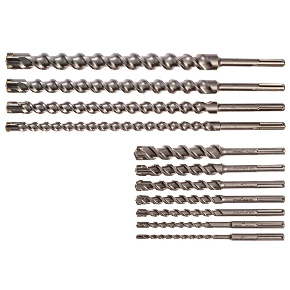 Masonry Drill Bit Set SDS Max!!! 11 Piece Carbide Tipped BIT