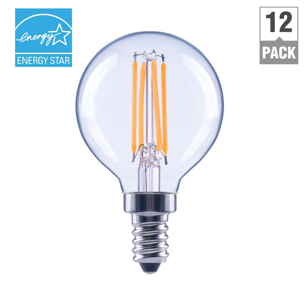 Ecosmart 60 Watt Equivalent G16 5 Globe Dimmable Energy Star Clear 60 Watt Equivalent G16 5 Globe Dimmable