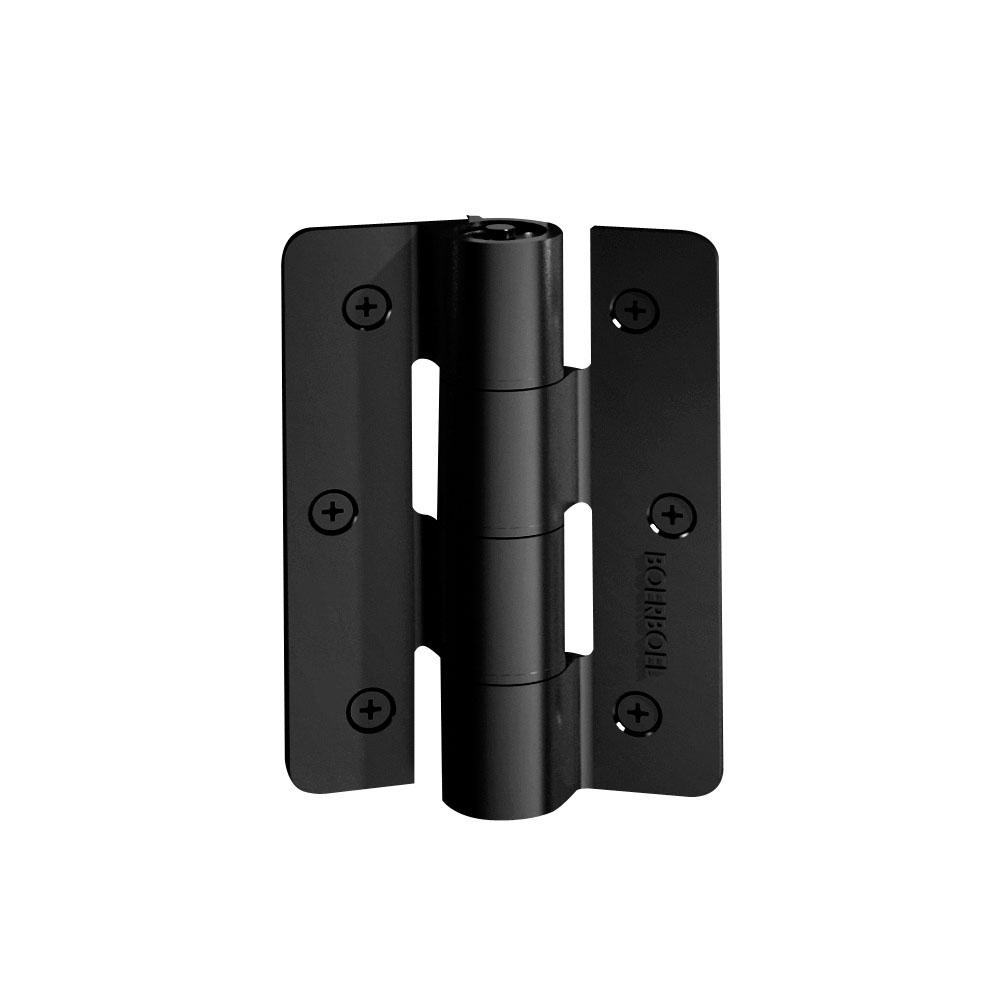 Boerboel 2.5 in. x 9.5 in. Aluminum Black HeavyDuty Butterfly Hinge (2