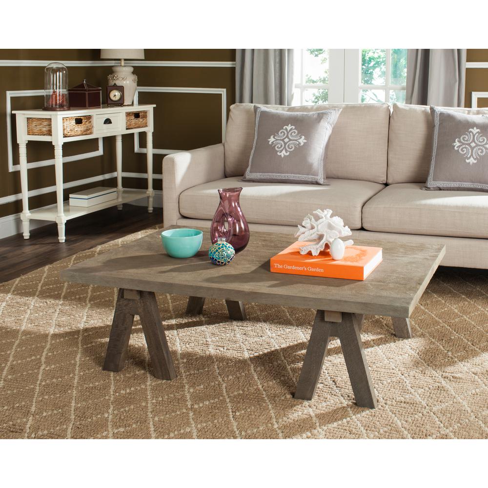 Safavieh Prairie Natural Coffee Table Fox6539a The Home Depot Safavieh Prairie Natural Coffee Table