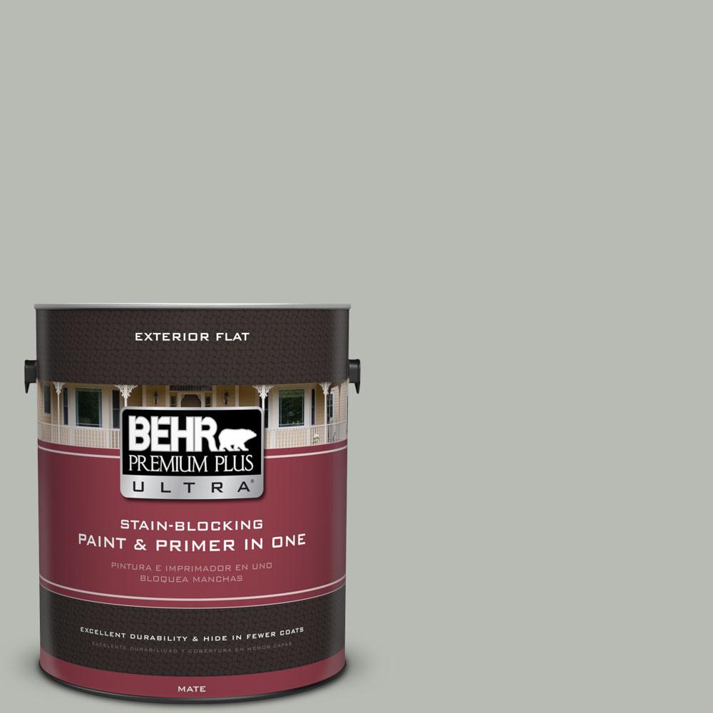BEHR Premium Plus Ultra Home Decorators Collection 1gal. HDCAC21 Keystone Gray Flat Exterior