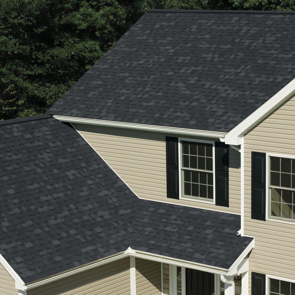 Owens Corning Oakridge Onyx Black Laminate Architectural Shingles 3