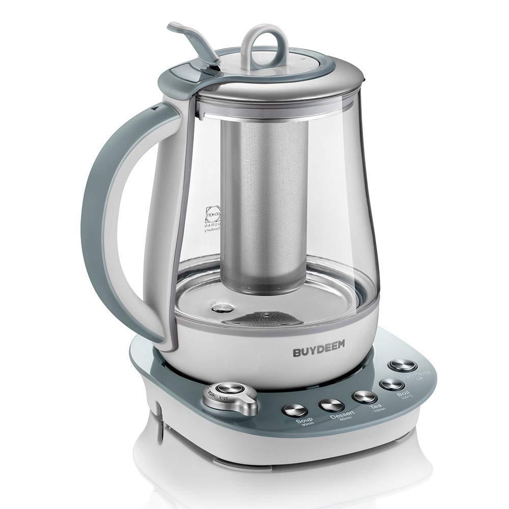 Health-Care 9-in-1 Programmable Beverage Tea Maker Kettle, White