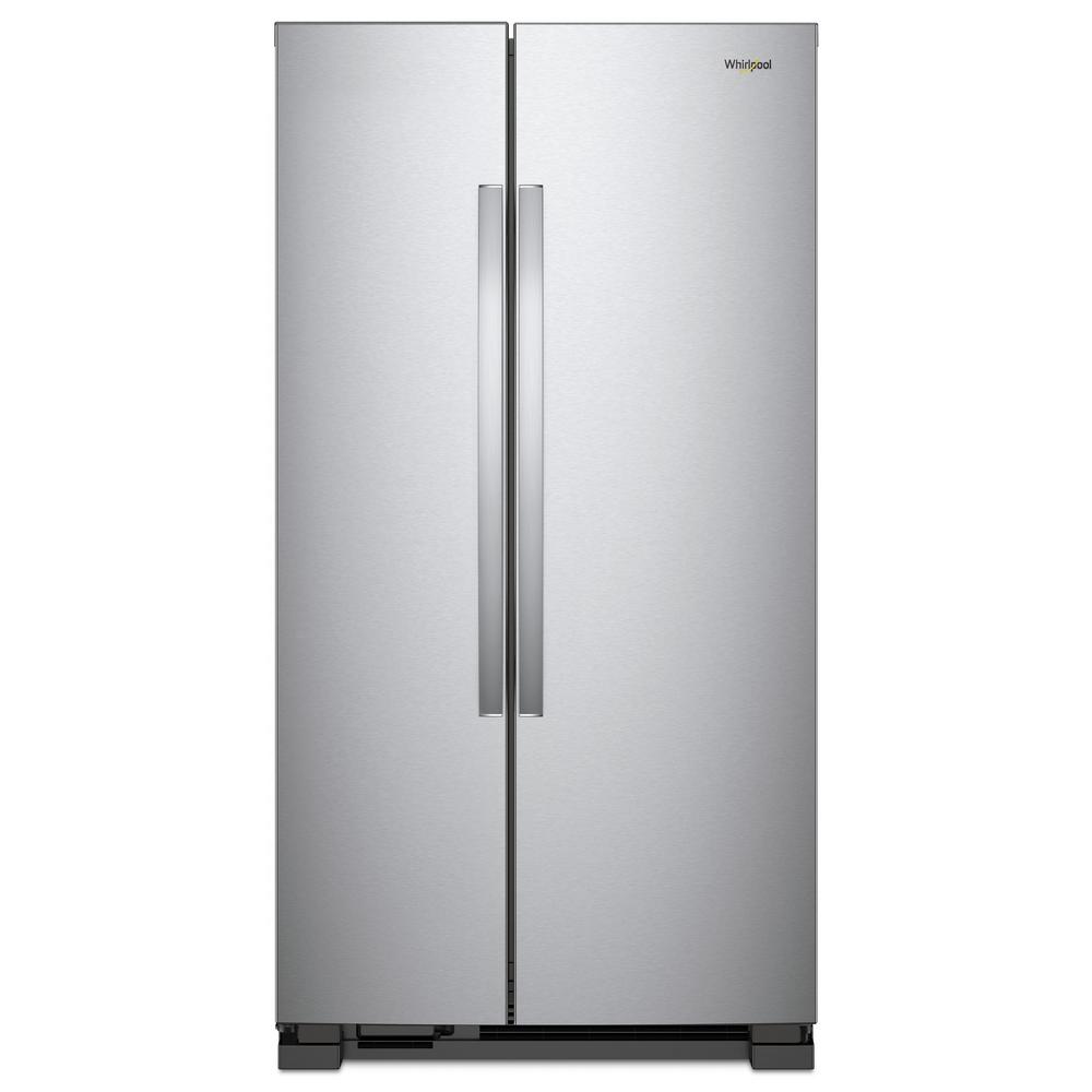 Whirlpool 25 cu. ft. Side by Side Refrigerator in Monochromatic Stainless Steel