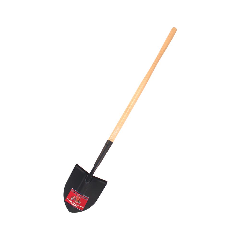 Bully Tools 14-Gauge Round Point Shovel with American Ash Long Handle by Bully Tools