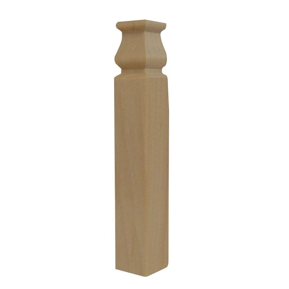 DecraMold DM R2751 7//8 in x 2-3//4 in Solid Pine Button Style Rosette Corner Block x 2-3//4 in