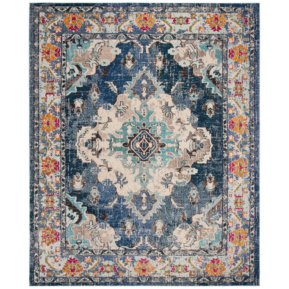 Safavieh Monaco Navy Light Blue 8 Ft X 10 Area Rug Mnc243n 810 The Home Depot - Safavieh Navy White Area Rug Safavieh Monaco Navy Light Blue 8 Ft X 10 Area Rug Mnc243n 810 The Home Depot - Safavieh Navy White Area Rug