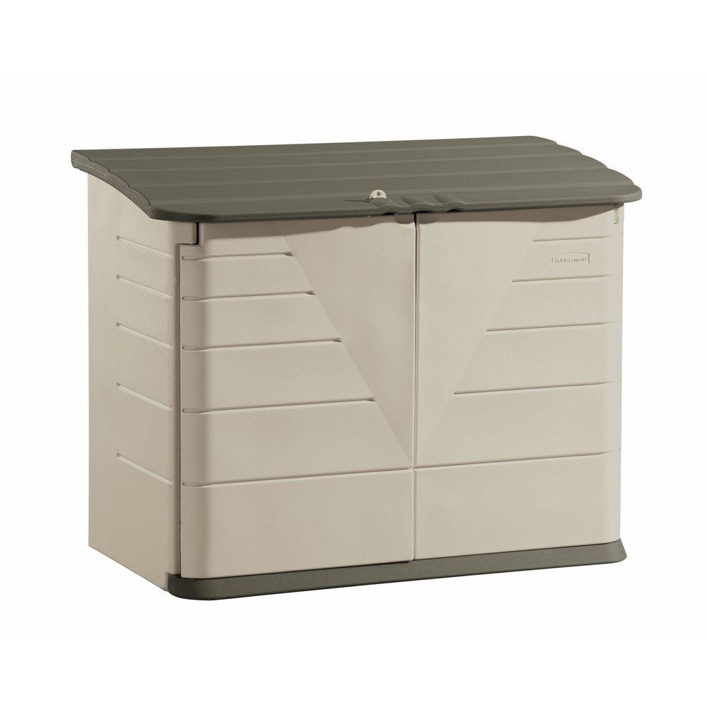 Rubbermaid 2 Ft 7 In X 5 Ft Horizontal Resin Storage Shed 