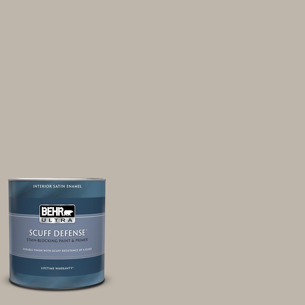 BEHR ULTRA 1 Qt HDC CT 21 Grey Mist Extra Durable Satin Enamel   Grey Mist Behr Ultra Paint Colors 775404 64 1000 