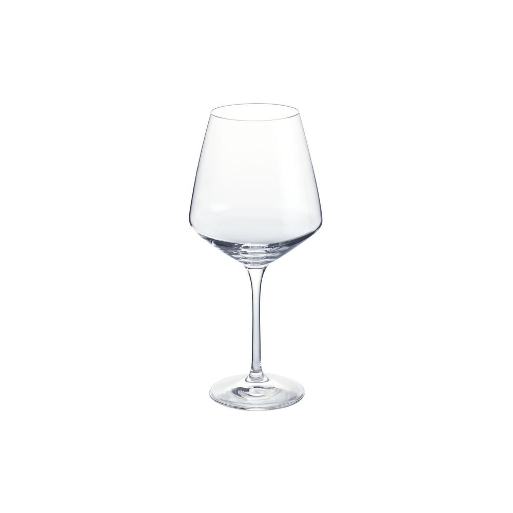 Home Decorators Collection Genoa 26 5 Oz Lead Free Crystal Red Wine Glasses Set Of 4 253510 The Home Depot