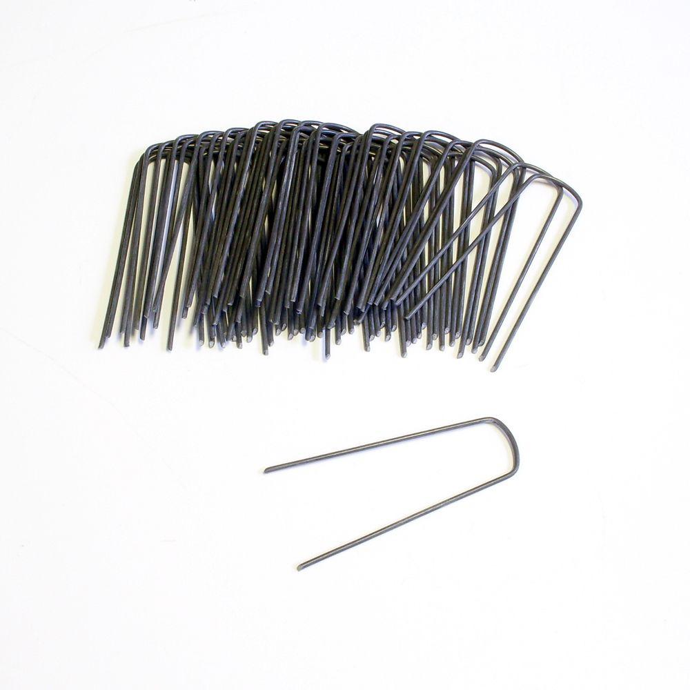 6 In X 1 Sod Staples 300 Piece Per Bag 27 17686 Humane Contain Yard Staples For Above Ground Boundary Wire Installation