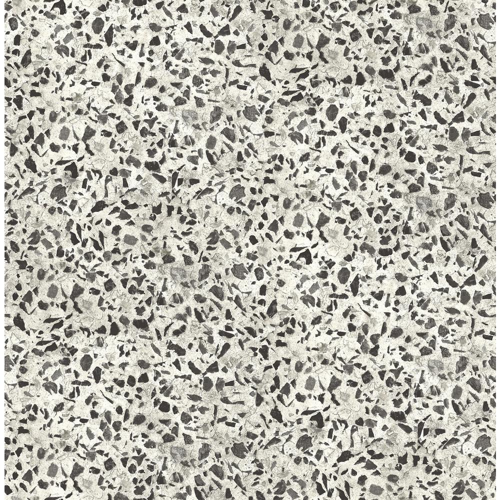 black and white speckled stone