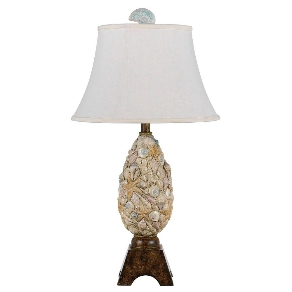 Cal Lighting 30 In Pearl White Coastal Table Lamp Bo 2475tb The Pearl White Coastal Table Lamp