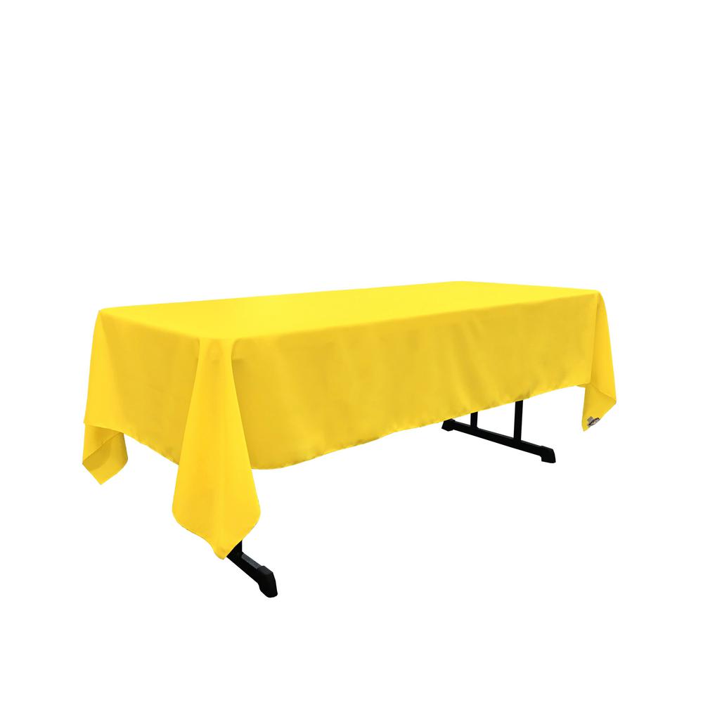 yellow and grey tablecloth