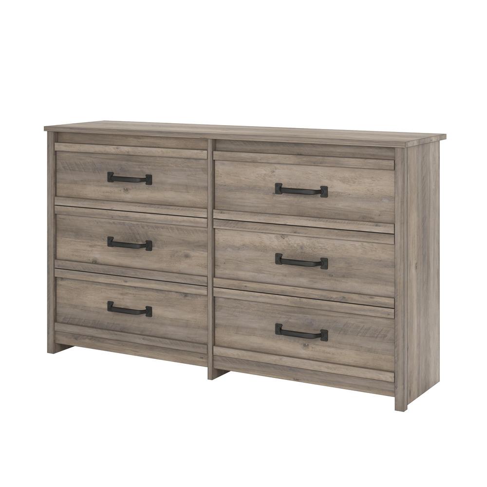 Ameriwood Home Amherst 6 Drawer Gray Oak Dresser 5758337com The