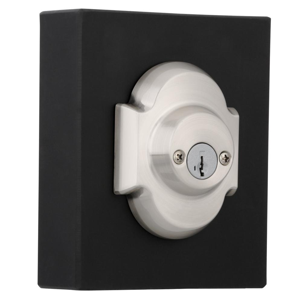 Kwikset 985AUD 15 SMT RCAL RCS 985AUD-S Austin Series Double-Cylinder Deadbolt Featuring SmartKey Techn Satin Nickel
