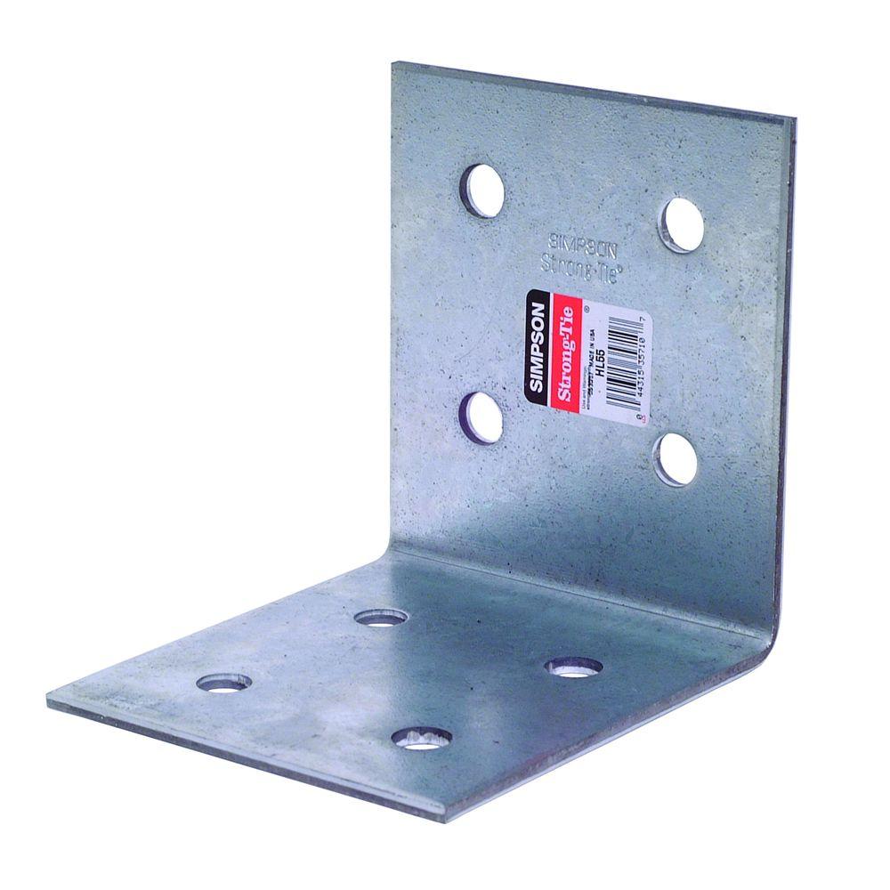 Simpson Strong Tie Hl 5 3 4 In X Galvanized Heavy Angle