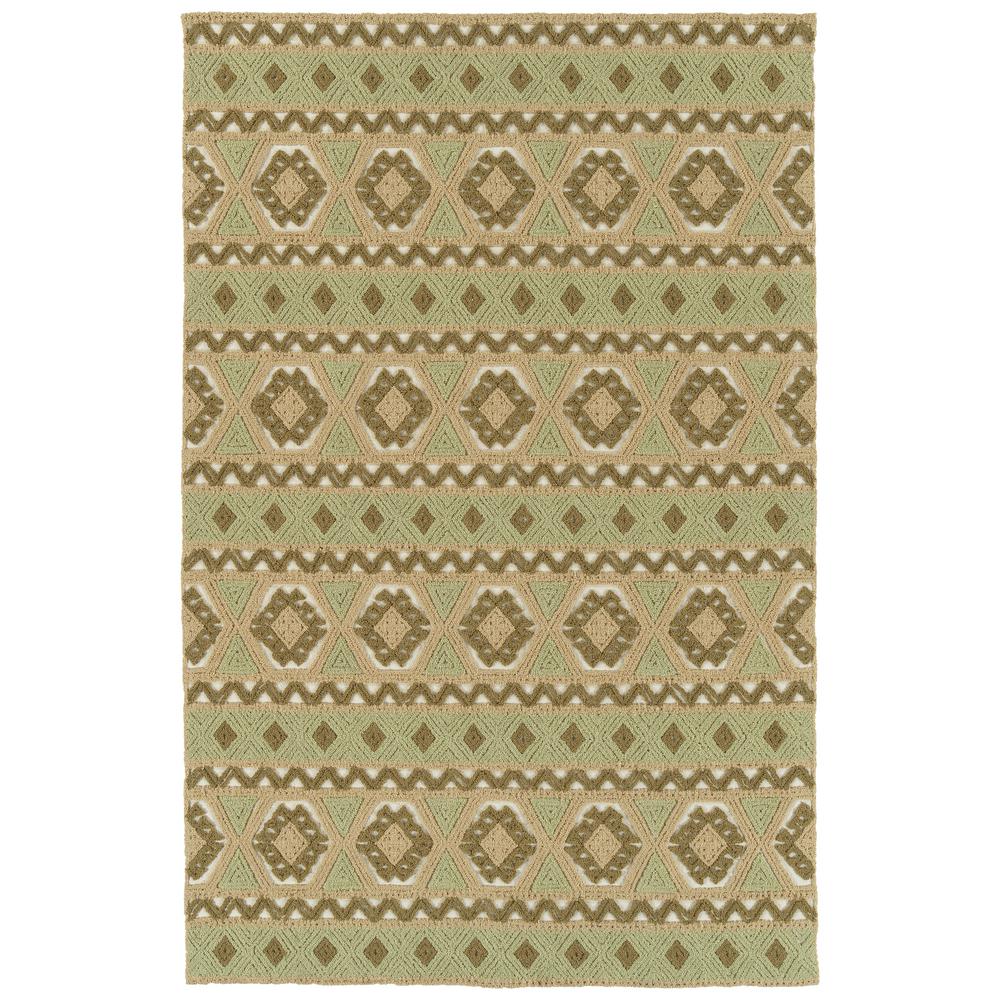 Kaleen Ayrlies Garden Green 9 Ft X 12 Indoor Outdoor Area Rug