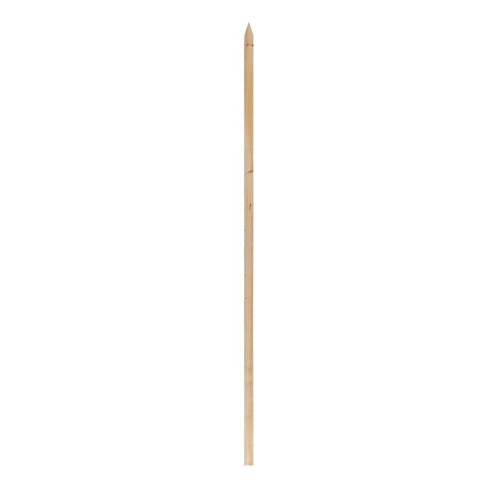 Outdoor Essentials 4 ft. Pointed Wood Garden Stake349466 The Home Depot