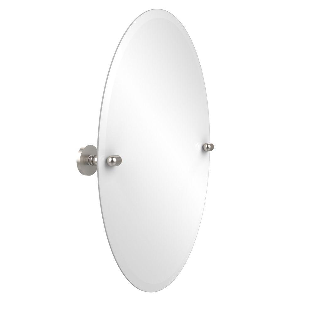 Allied Br Tango Collection 21 In X 29 Frameless Oval Single Allied Br Tango Collection 21 In X 29 Frameless Oval Single Tilt Mirror